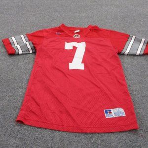 Ohio State Jersey Boys 8 Red #7 Vintage Russell Football Athletic Youth